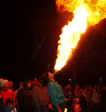 cracheur de feu, Spectacle de feu familial, Spectacle de rue